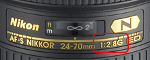 AF-S NIKKOR 24-70mm F2.8G ED