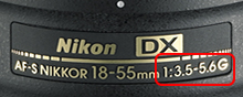 AF-S DX NIKKOR 18-55mm F3.5-5.6G VR