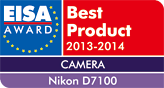 이미지：EISA AWARD PROFESSIONAL CAMERA Nikon D7100